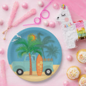 サーファー紙プレート ペーパープレート (パーティー)