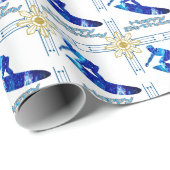 サーファー誕生日ギフトラッピング紙 ラッピングペーパー (ロールコーナー)