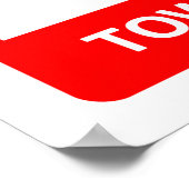 サーファー駐車場のみ ポスター (角)