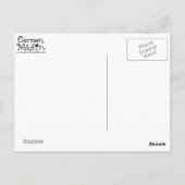 サーファー – かわいいサーフキャットアート ポストカード (裏面)