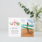 サーファー・アドベンチャー卒業パーティーありがとう ポストカード (スタンド正面)