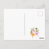 サーファー・アドベンチャー卒業パーティーありがとう ポストカード (裏面)