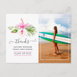 サーファー・アドベンチャー卒業パーティーありがとう ポストカード