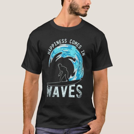 サーファー ウォータースポーツ 海 サーフィン サーフボード Tシャツ (正面)