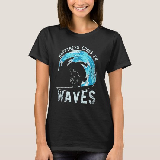 サーファー ウォータースポーツ 海 サーフィン サーフボード Tシャツ (正面)