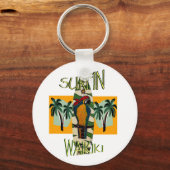 サーファー・オウム キーホルダー (正面)