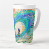 サーファー カフェラテマグ (右アングル)