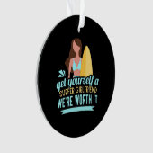 サーファー・ガールフレンド オーナメント (正面)