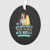 サーファー・ガールフレンド オーナメント (正面)