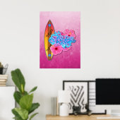 サーファー・ガール ポスター (ホームオフィス)