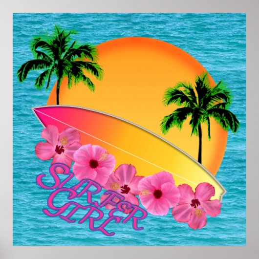 サーファー・ガール ポスター (正面)