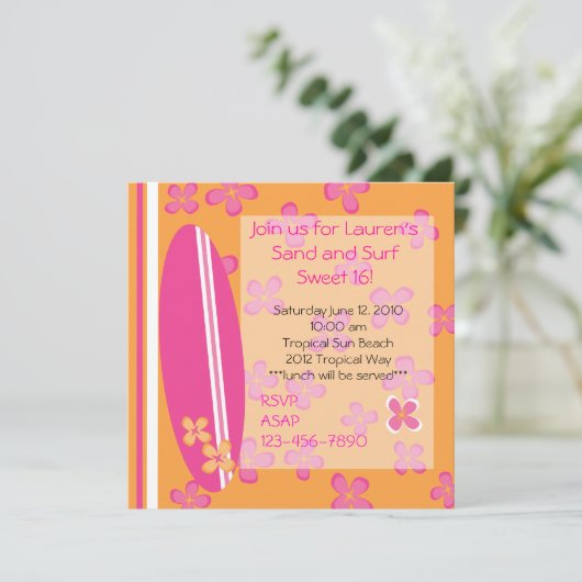 サーファー・ガール 招待状 (スタンド正面)