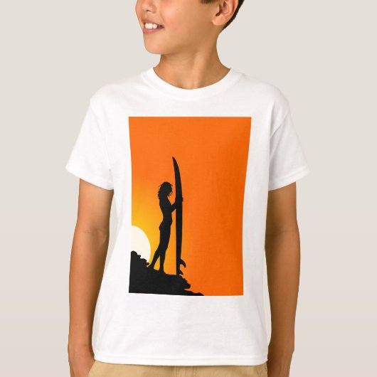 サーファー ガール Tシャツ (正面)