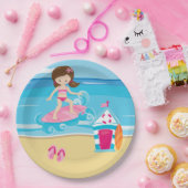 サーファー・キッズ ペーパープレート (パーティー)