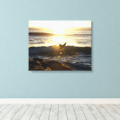 サーファー キャンバスプリント (インサイチュ (ウッドフロア))