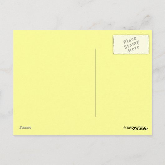 サーファー・キルロイ葉書2 ポストカード (裏面)