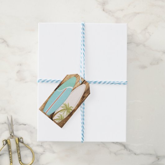 サーファー ギフトタグ (より糸付き)