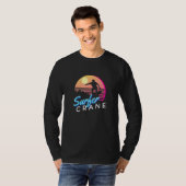サーファー クレーン ヴィンテージ サマー ビンテージ スタイル 夏 Tシャツ (正面フル)