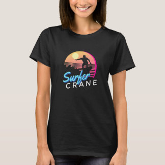 サーファー・クレーン・ヴィンテージ・サマー・ヴィンテージスタイル・サマー Tシャツ