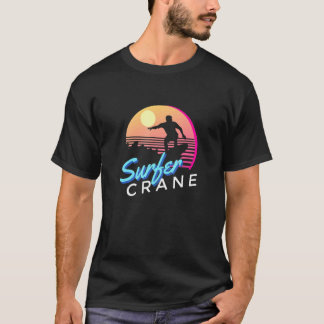 サーファー・クレーン・ヴィンテージ・サマー・ヴィンテージスタイル・夏 Tシャツ