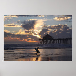 サーファー"サーフシティ ポスター