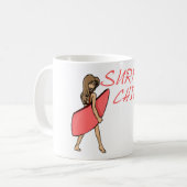 サーファー・シック コーヒーマグカップ (正面左)