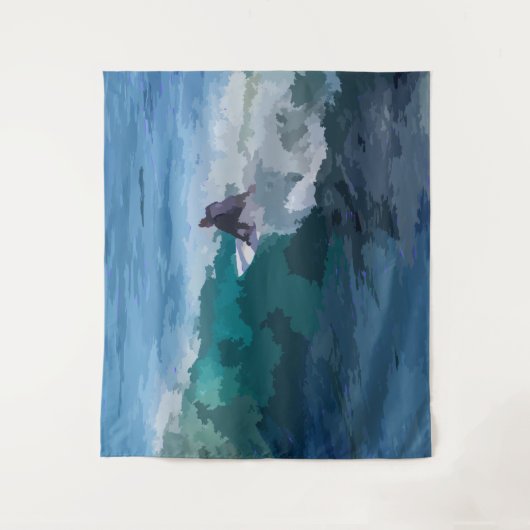 サーファー・デジタル印象主義 タペストリー (正面)