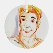 サーファー・デュデ ガラスオーナメント (裏面)