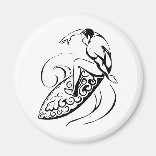 サーファー・デュデ マグネット (正面)