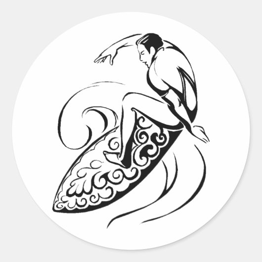 サーファー・デュデ ラウンドシール (正面)