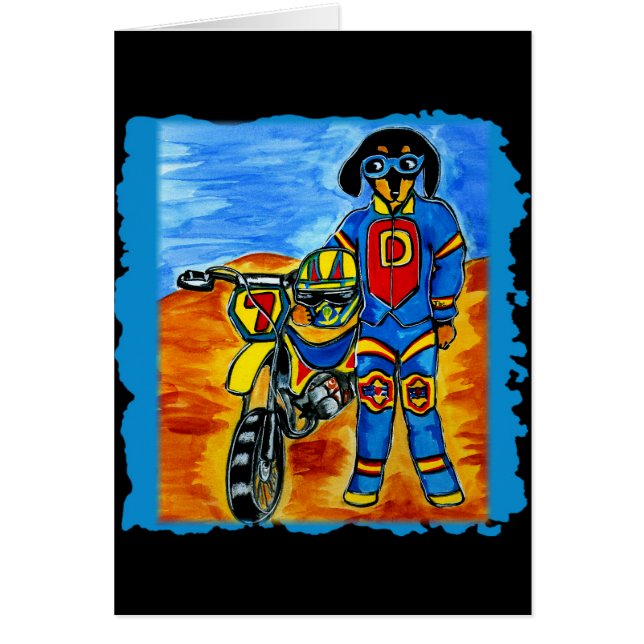 サーファー&バイクもしくは自転車に乗る人ドキシス (正面)