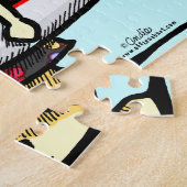 サーファー・パグ ジグソーパズル (側面)