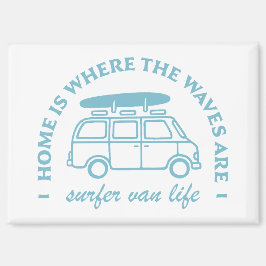 サーファー・ファン・ライフ・キャンパー・ファン・引用文美学 マグネット