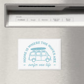 サーファー・ファン・ライフ・キャンパー・ファン・引用文美学 マグネット (インサイチュ (食洗機))