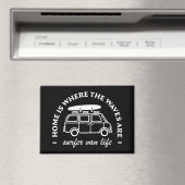 サーファー・ファン・ライフ・ロード・トリップ・サーフ・ラバー・引用文 マグネット (インサイチュ (食洗機))