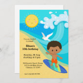 サーファー・ボーイ 招待状 (正面/裏面)