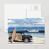 サーファー ポストカード (正面/裏面)