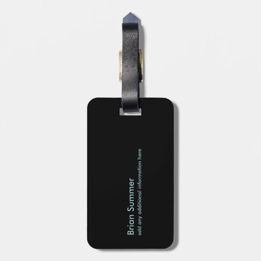 サーファー ラゲッジタグ (裏面縦)