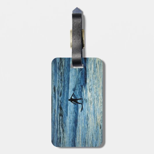 サーファー ラゲッジタグ (裏面縦)