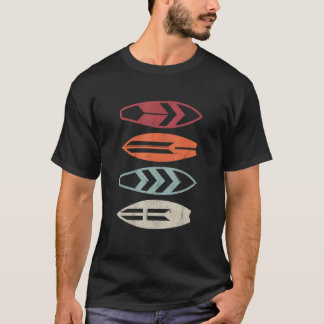 サーファー レトロ サーフボード ヴィンテージ サーフボーダー サーフィン Tシャツ