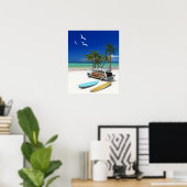 サーファー・ワゴン ポスター (ホームオフィス)