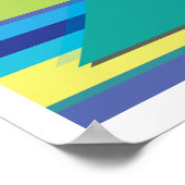 サーファー – 疑わしい場合はパドルで出る ポスター (角)