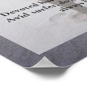 サーファー 追悼のセレモニー オーダーメイド フォト 葬儀 ポスター (角)