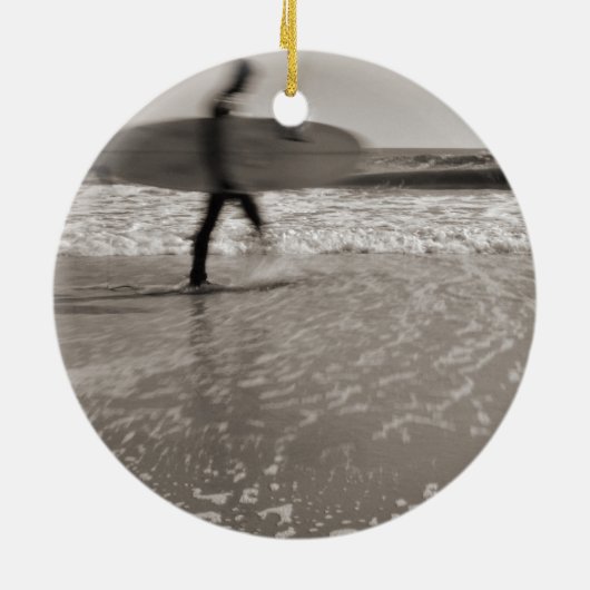 サーファーbyシャーリー・テイラー セラミックオーナメント (裏面)