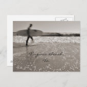 サーファーbyシャーリー・テイラー ポストカード (正面/裏面)