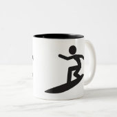 サーファーT ツートーンマグカップ (正面右)