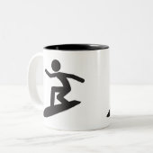 サーファーT ツートーンマグカップ (正面左)