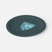 サーフアウターバンクスノースカロライナ ペーパープレート (アングル)