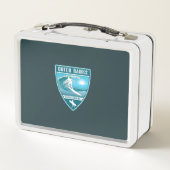 サーフアウターバンクスノースカロライナ メタルランチボックス (裏面)