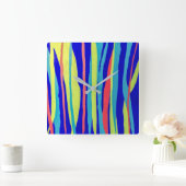 サーフアップウォールクロック スクエア壁時計 (ホーム)